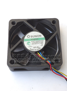 原装台湾建SUNON 5015 5CM 12v1.9W 四线PWM控速KDE1205PHVX