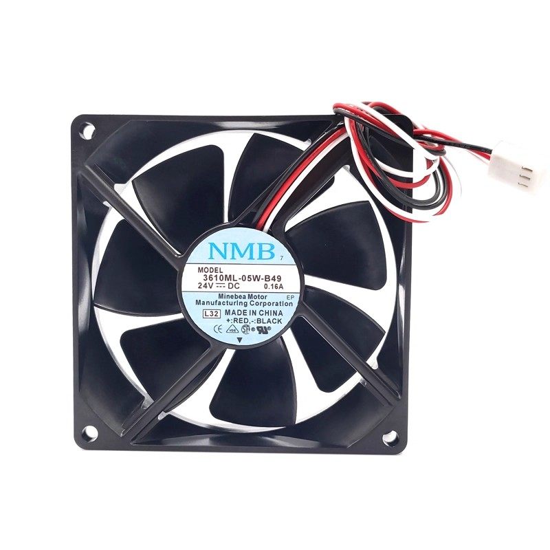 NMB 3610ML-05W-B49 24V 0.16A 9225 发那科变频器散热风扇 9CM
