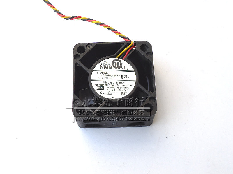 思科Cisco2811路由器散热风扇4CM 4020 12V 0.25A 1608KL-04W-B79