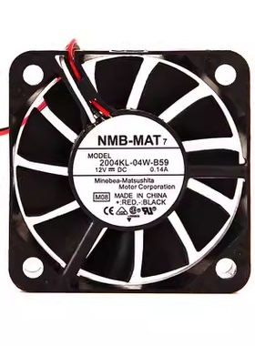 NMB 2004KL-04W-B59/0 5010 DC12V 0.14A 5CM 3线安川驱动器风扇