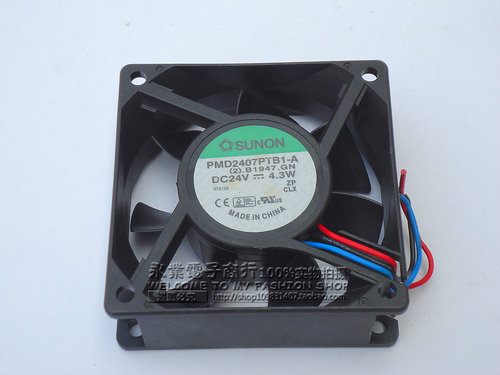 原装 SUNON PMD2407PTB1-A 24V 4.3W 7CM 7025 3线变频器散热风扇