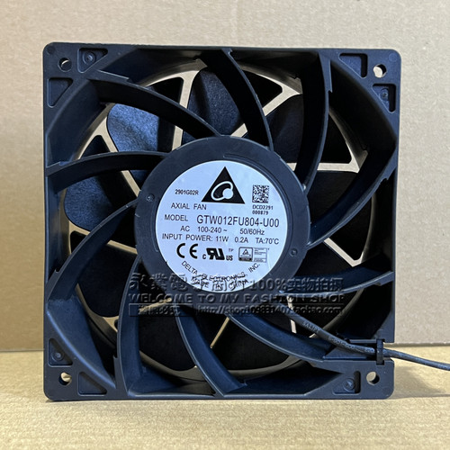 正品Delta台达GTW012FU804-U00 AC100-230V 11W 12038 EC交流风扇