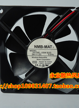 原装 NMB 3610kl-05w-b20 9025 24V 0.06A 变频器风扇