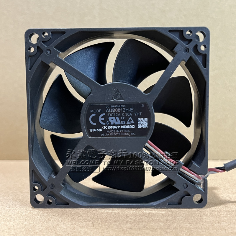 明基DX808ST投影仪风扇 原装台达AUB0812H-E 直流8025 12V 0.30A