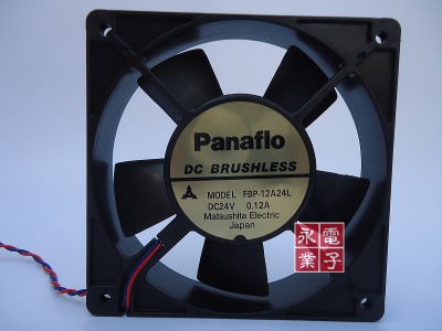 松下panaflo 24V 0.12A 12025 变频器 散热风扇 FBP-12A24L