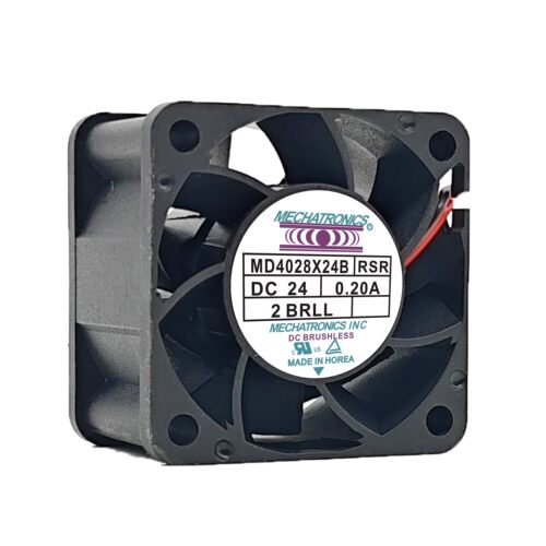 全新MECHATRONICS MD4028X24B-RSR 24V 0.20A 4028变频器散热风扇