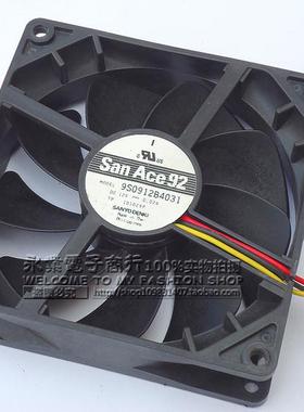 原装三洋9S0912B4031 9CM 9225 12V0.02A 4线PWM 超静音风扇