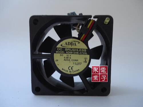 正品ADDA风扇6CM 12V 0.38A AD0612XB-A72GL服务器风扇AA