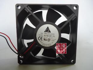正品原装 DELTA/台达 AFB0812L 8025 12V 0.12A 2线 机箱散热风扇