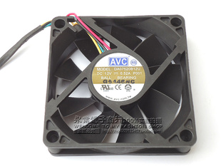 0.52A DA07520B12U 12v 4线温控双滚珠CPU风扇 7020 AVC