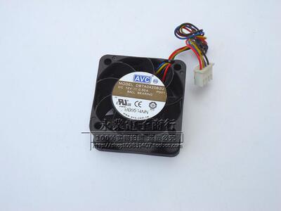 原装AVC DBTA0420B2U 4020 12V 0.50A 4线PWM高速散热设备风扇