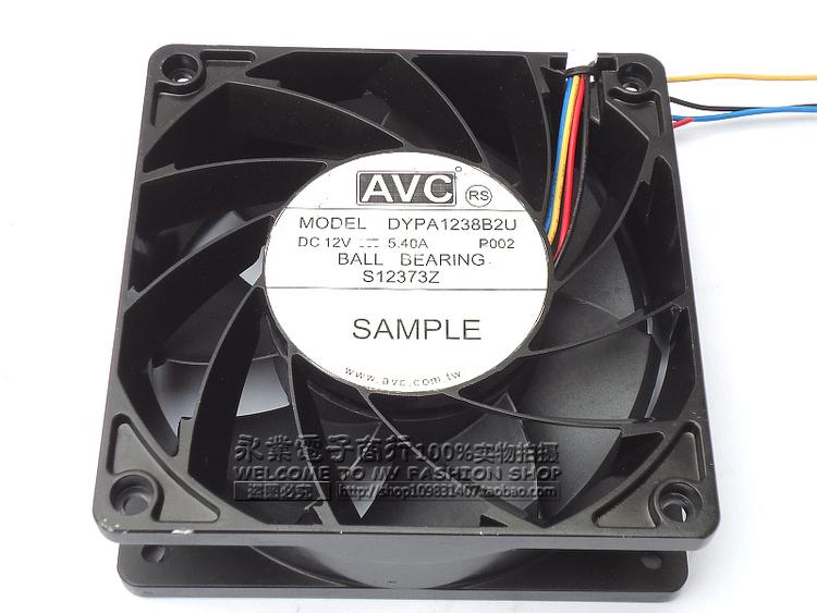 原装AVC DYPA1238B2U 12V 5.40A 12CM 12038 超大风量l铝壳风扇