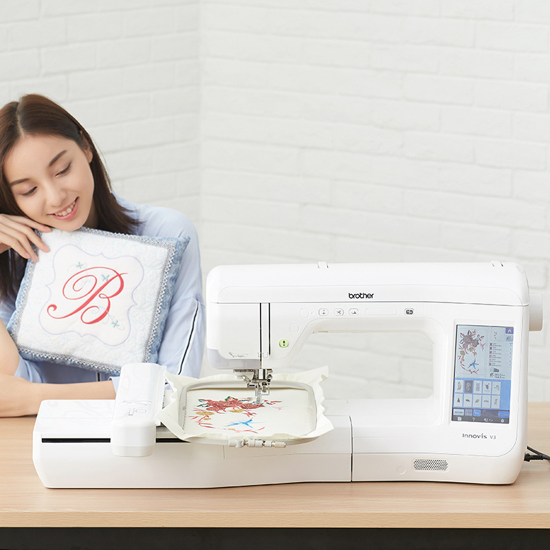 兄弟缝纫机兄弟电脑绣花机刺绣机V3 家用全自动 多功能