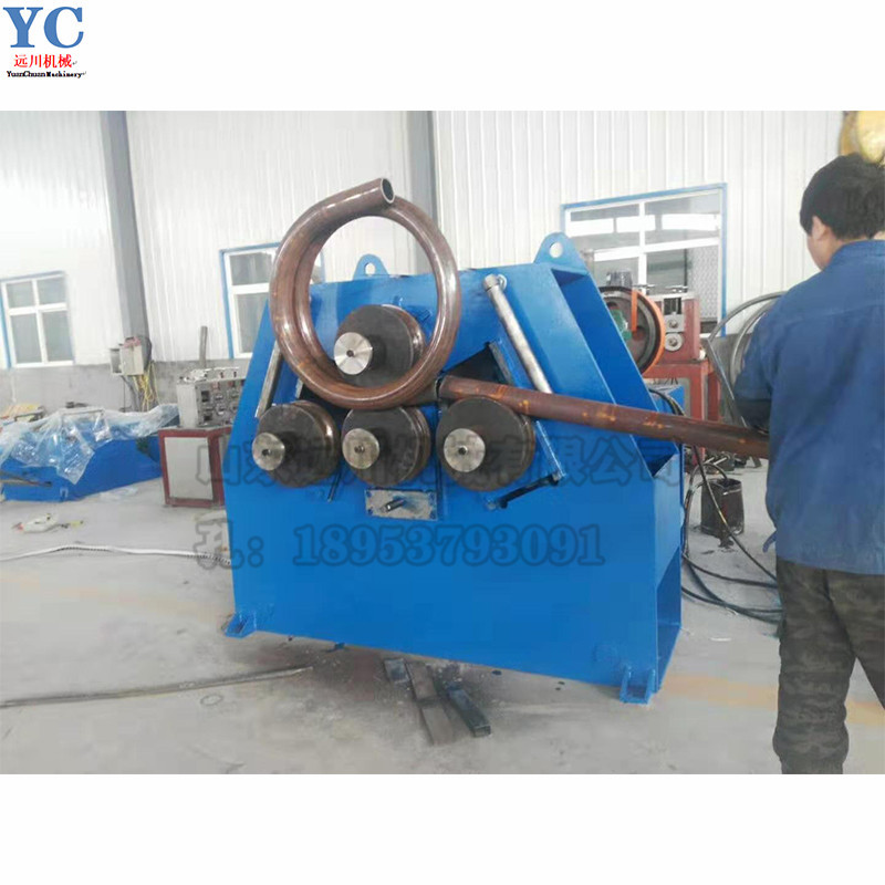 4轴盘管机 锅炉厂加热器盘管机 换热器盘管机 大管径卷圆机盘圆机