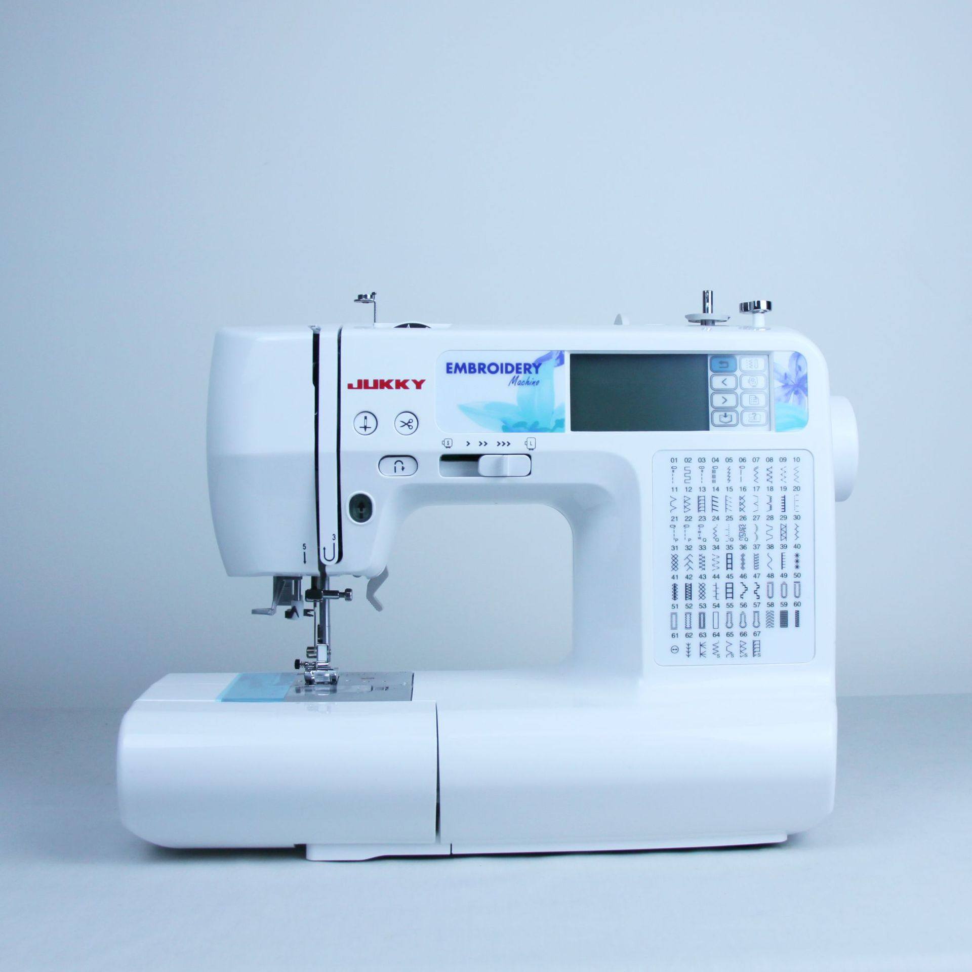 JUKKY多功能电脑绣花机电脑缝绣一体机刺绣机家用电脑绣花机