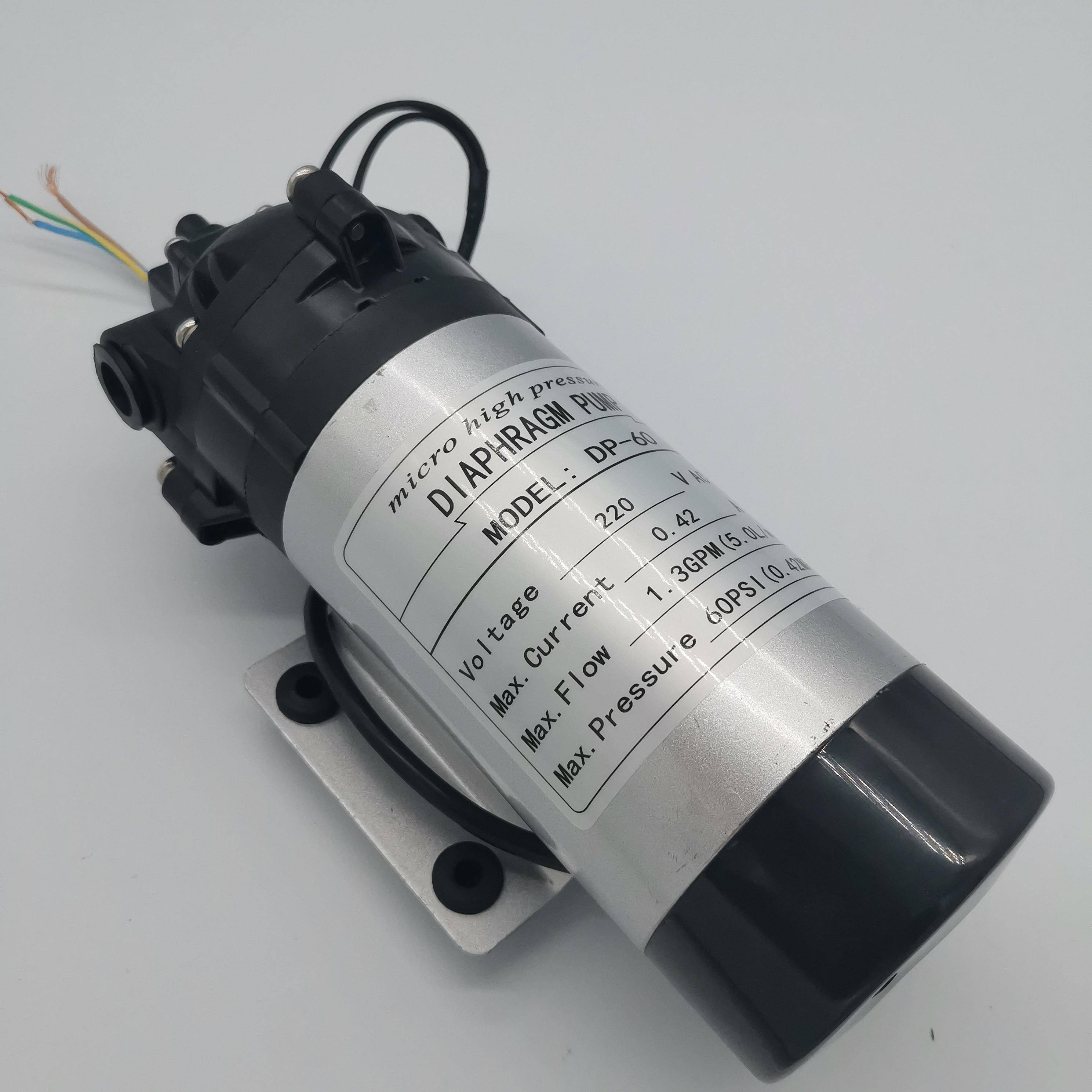 DP微型电动隔膜泵24v12v220V无刷电动机喷洒电机饮水机净水器水泵