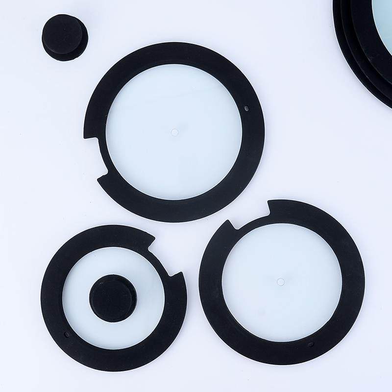 特福锅盖tefal锅盖矽胶盖子IRISiris玻璃盖配件缺口开 口盖子