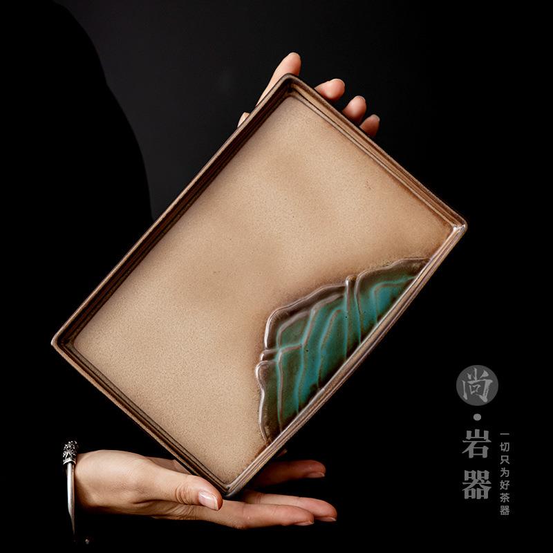 中式茶台陶瓷家用茶盘简易功夫茶茶盘茶具托盘创意干泡台泡茶盘小