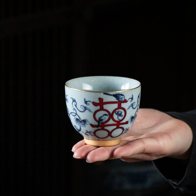 结婚敬茶杯套装敬酒改口情侣对杯