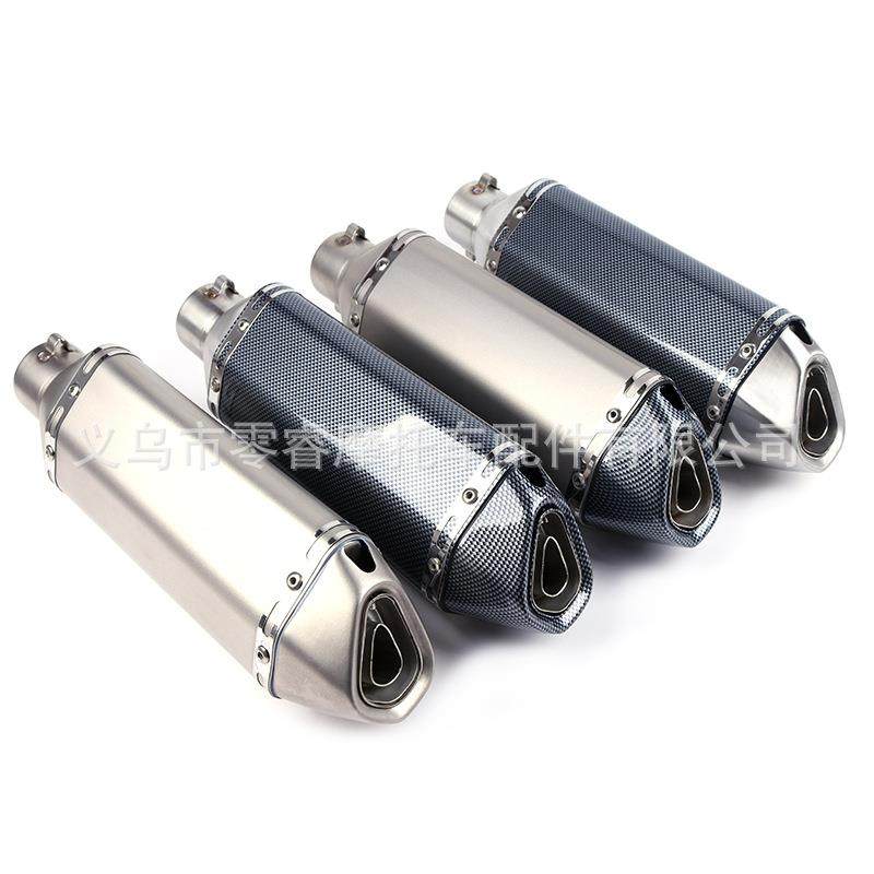 摩托车踏板车61256150152157改装天蝎小六角排气管