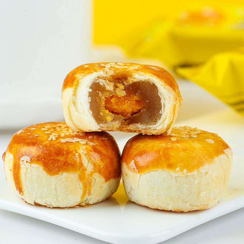速发现货潘祥记鲜花饼迷你蛋黄酥糕点心零食小吃早餐整箱休闲食品