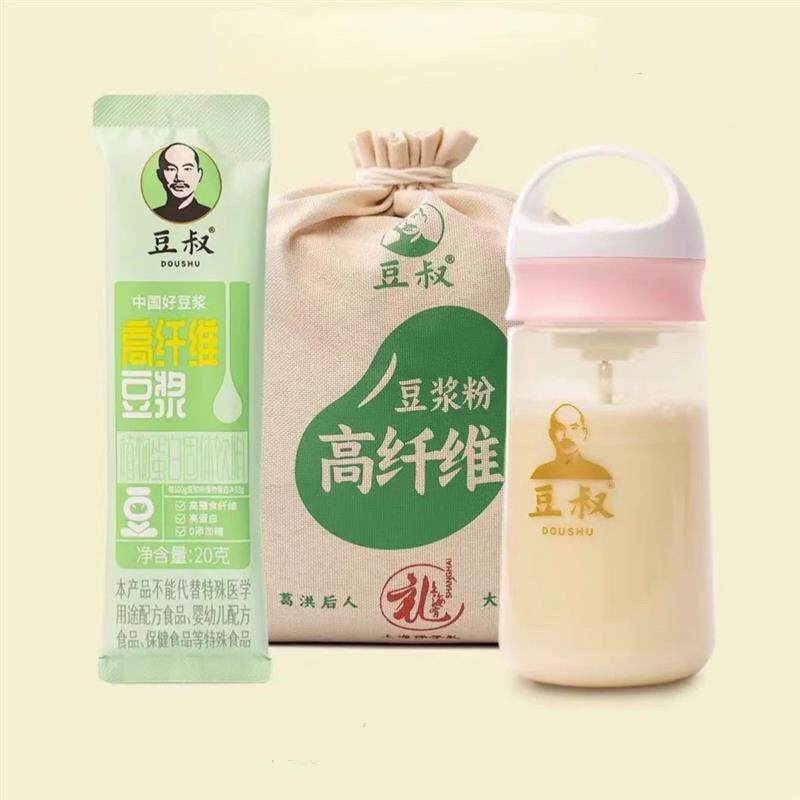 新日期豆叔高纤维豆浆粉全