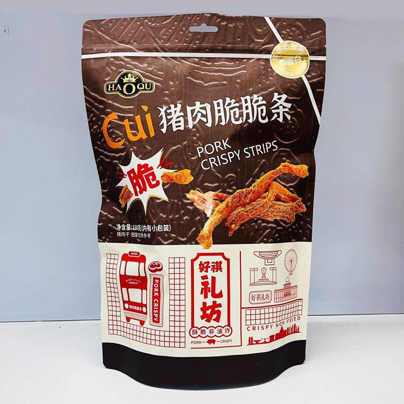 速发现货即食猪肉零食香脆猪肉松条脆脆肉铺纯猪肉150克/袋解馋健