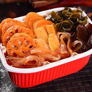 新货懒人火锅自热小火锅素菜版自热火锅速食自煮自助小火锅自热土