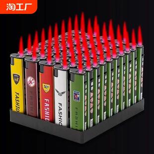 明火家用新款 一次性防风打火机个性 加厚耐摔抗风