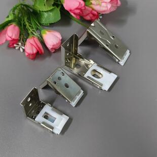 拉珠式升降百叶柔纱帘窗帘配件罗马卷帘卡子内卡扣安装卡子固定码