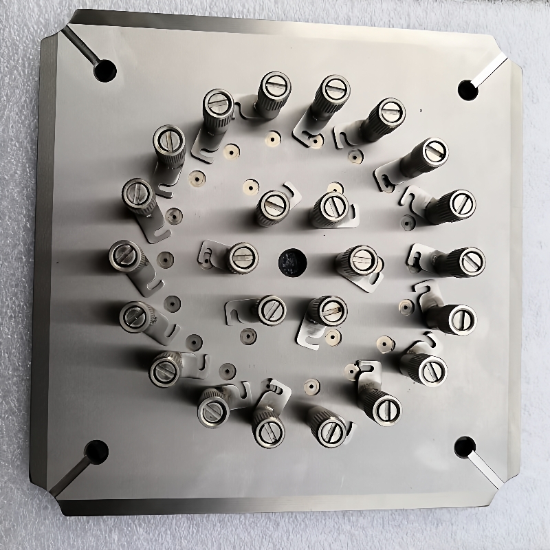 四角加压插芯研磨盘LC/PC-24厂家直销光纤研磨夹具光纤跳线研磨盘