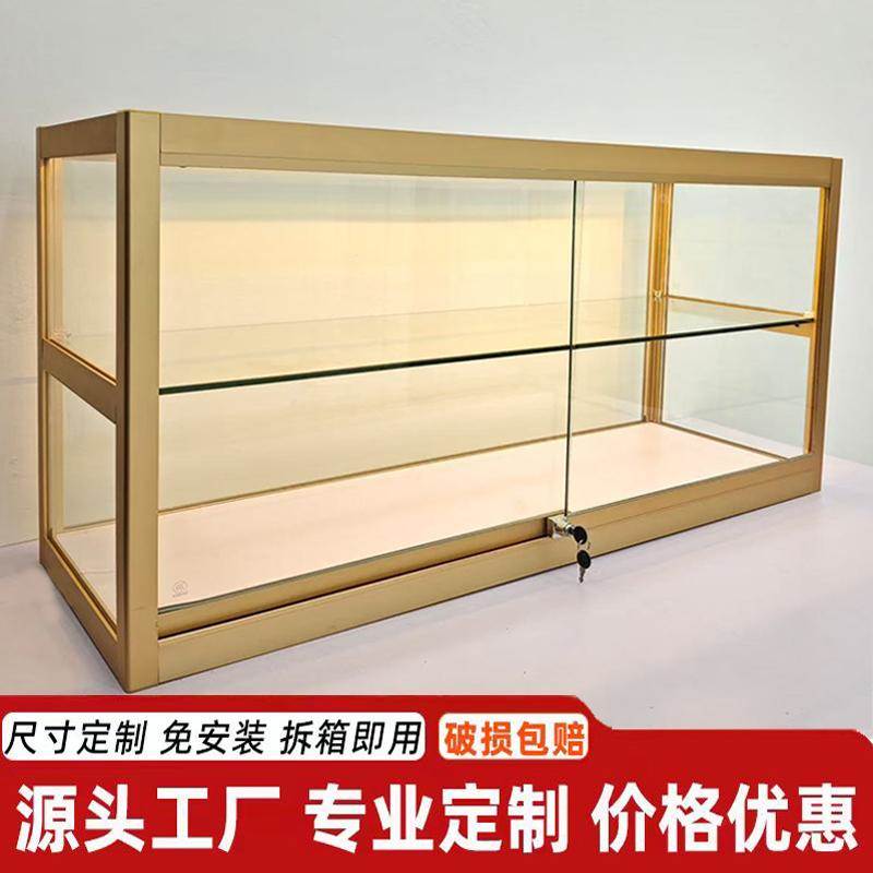 冰糖葫芦玻璃展示柜小型桌面咖啡杯展柜蛋挞面包柜蛋糕糕点橱窗柜