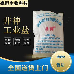 井神饲料添加剂氯化钠 现货小颗粒家禽饲料盐 精制 盐