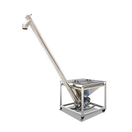 自动加料机面粉螺旋蛟龙上料机肥料颗粒粉末不锈钢螺杆输送提升机