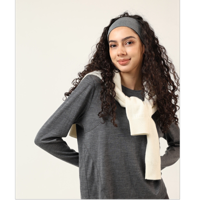 Semi Tangle「洛马」全羊毛可机洗内搭打底层运动圆领套头上衣