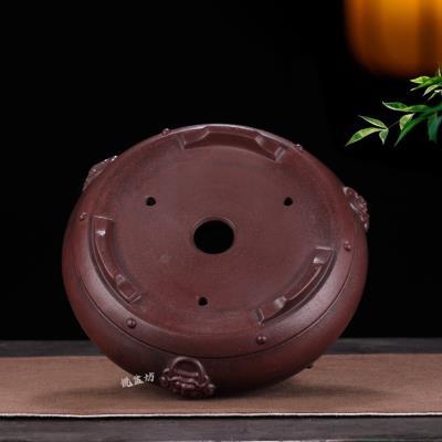 宜兴精品紫砂花盆浅圆古钉盆多肉金弹子菖蒲云竹盆栽盆桌面古典盆