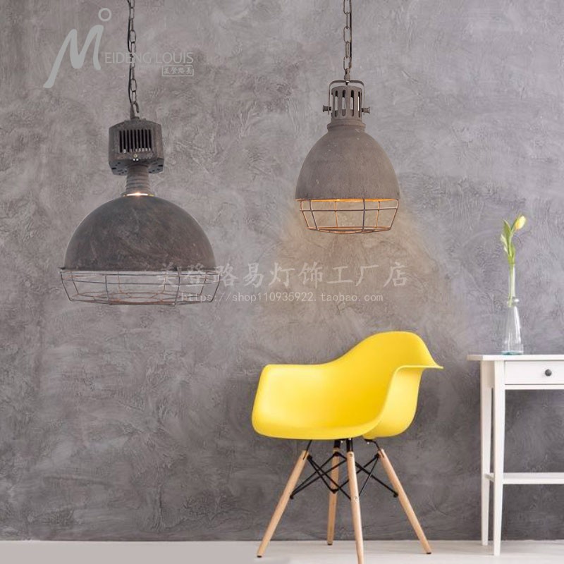 优选金属质感复古工业风吊灯创意个性餐厅咖啡厅灯罩酒吧饭店装饰