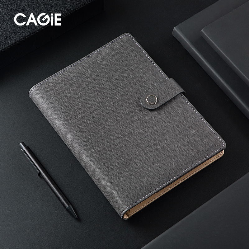 CAGIE/卡杰简约A5多功能活页本商务记事本创意计划本会议记录本手
