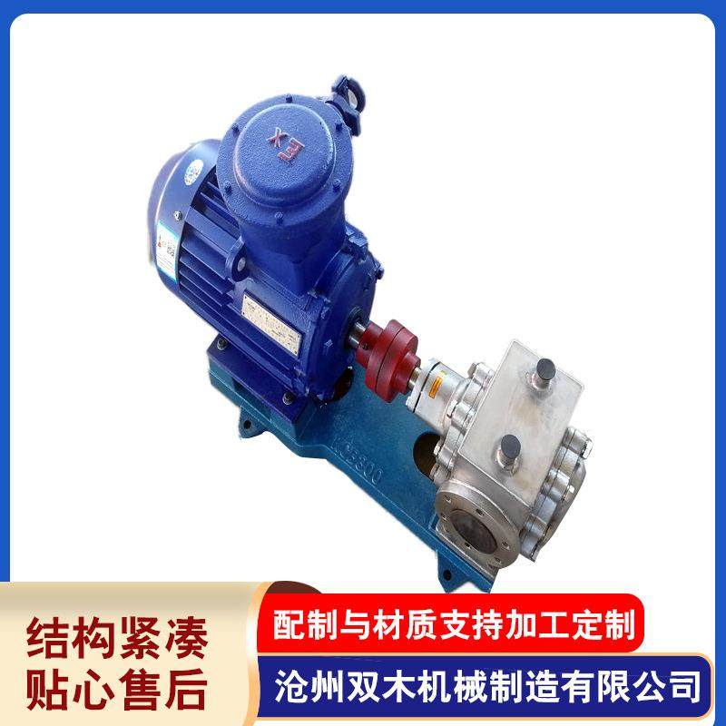 RCB系列不锈钢保温齿轮泵化工用齿轮泵石蜡输送泵食品输送泵