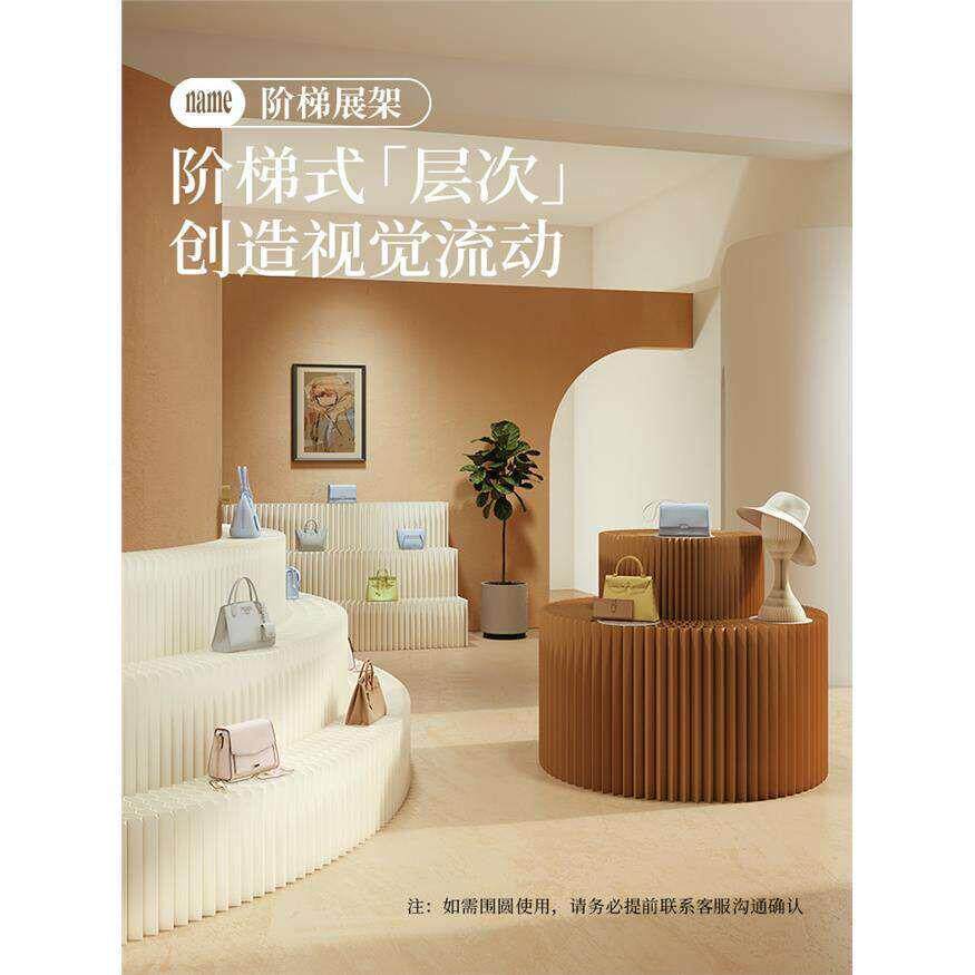 无品牌/示架商展用中展台货架展示柜产品阶梯展台陈列门岛示店样