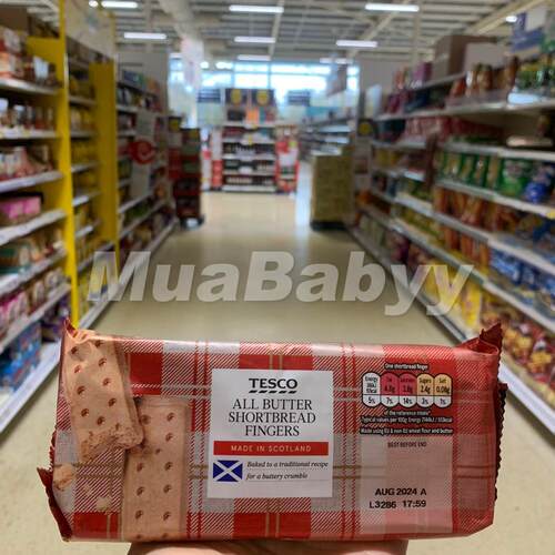 现货 英国tesco黄油手指饼干经典浓郁奶油酥饼Shortbread210g