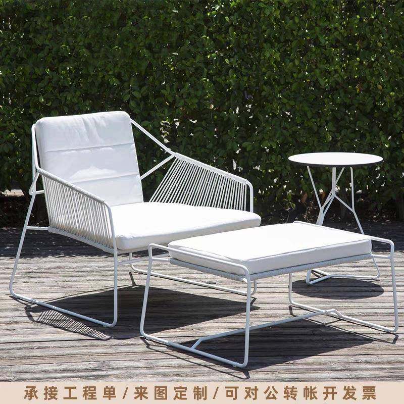 户外藤编沙发庭院单人藤椅防水防晒休闲酒店售楼部民宿花园阳光房,住宅家具,户外沙发,淘宝优惠券,粉丝福利购,淘宝优惠卷