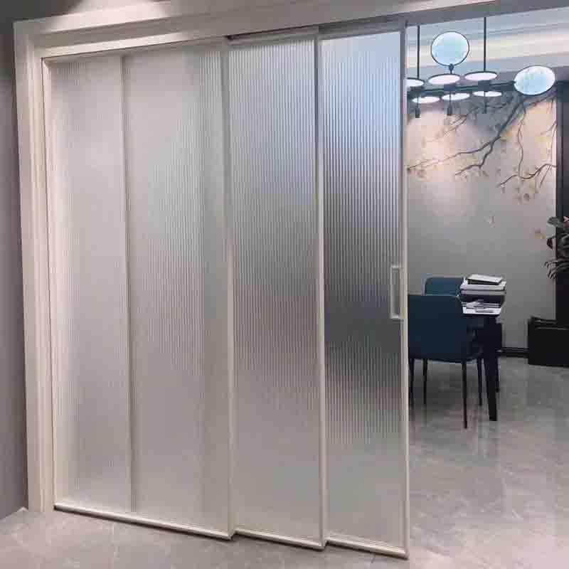 三联动极窄边框铝合金推拉门吊轨阳台厨房推拉门钢化玻璃移门家用,全屋定制,阳台门,淘宝优惠券,粉丝福利购,淘宝优惠卷