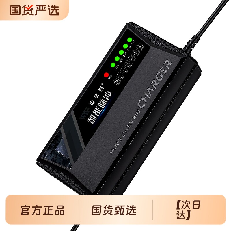 适配超威电池电动车电瓶充电器48V12AH60V20安72铅酸石墨烯