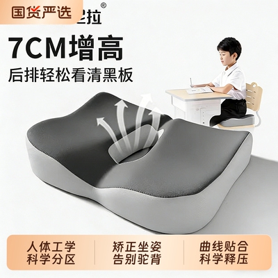 尼拉学生坐垫记忆棉教室告别驼背