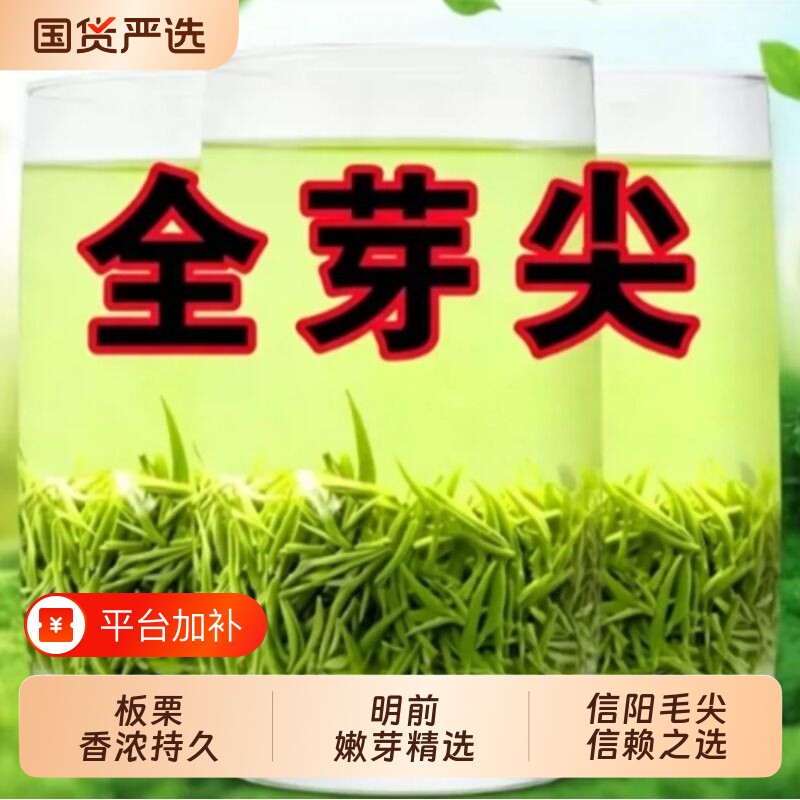嫩芽2026信阳纯毛尖明前特级绿茶高档新茶叶浓香型礼盒装原产产地