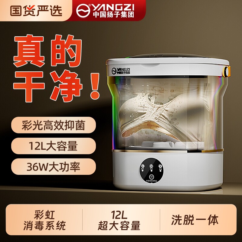 扬子超大容量内衣裤洗衣机洗脱图片