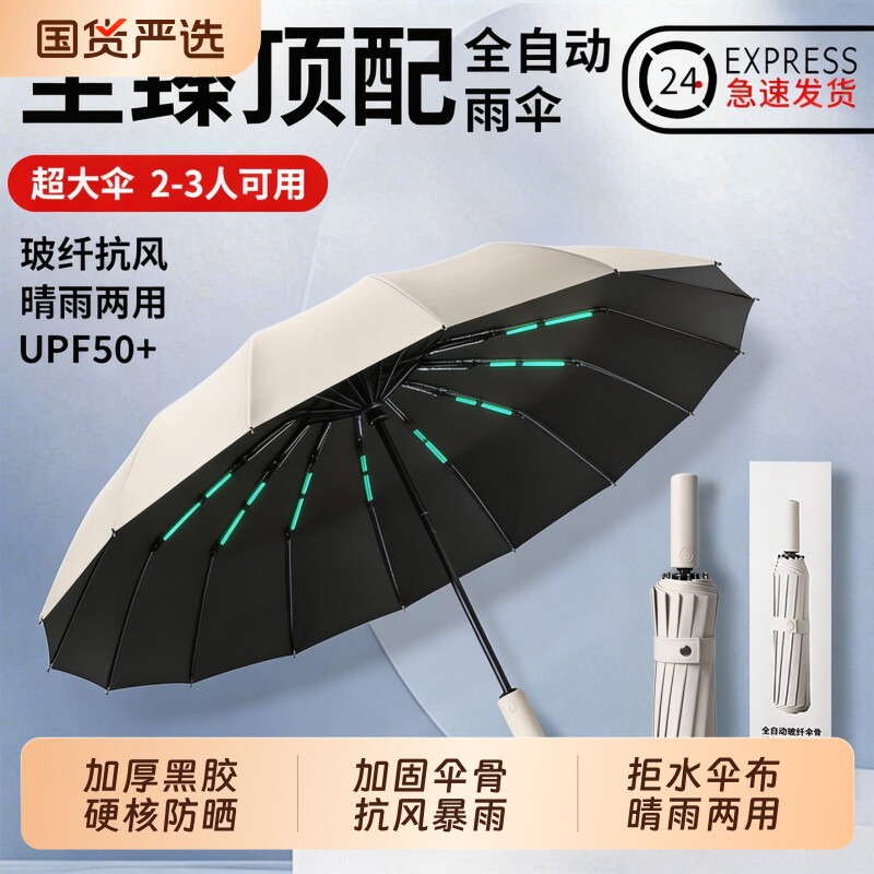 全自动雨伞学生上学专用晴雨图片
