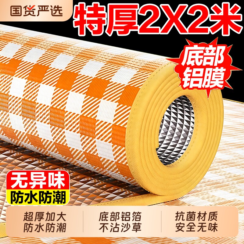 野餐垫户外防潮垫防水加厚便携徒步沙滩垫便携露营野炊草坪地垫子