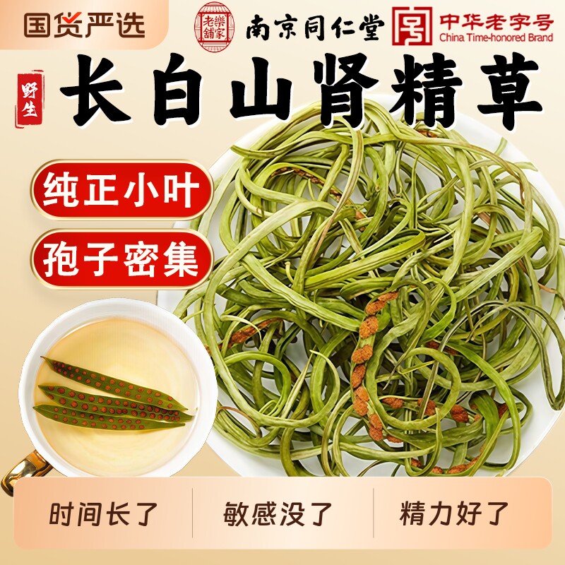 南京同仁堂长白山肾精草野生黄金草嗷嗷叫正品男士养生肾茶化石草